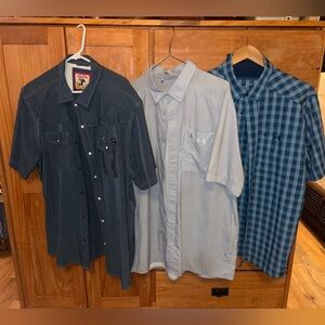Mens XL button down shirt bundle.